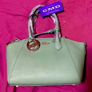 CMD Satchel Handbag Purse Bag With Removable Strap